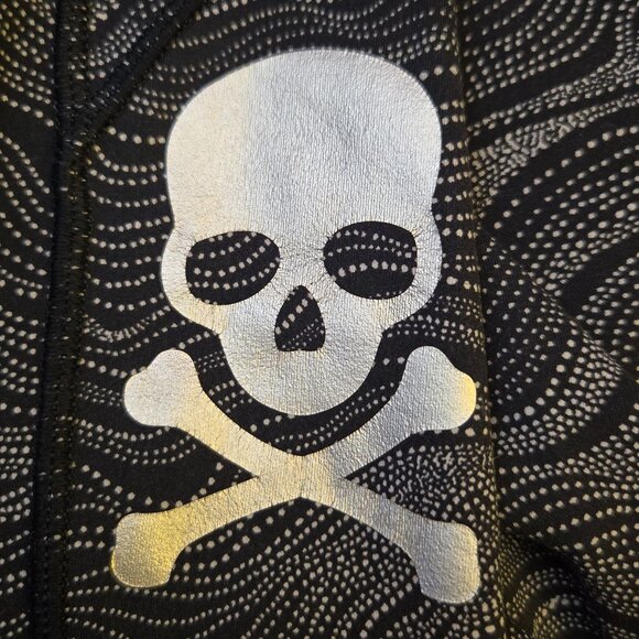 Lululemon x Soul Cycle In Movement Tight 25" Leggings Black Skull 6 Yoga Workout - Picture 4 of 8